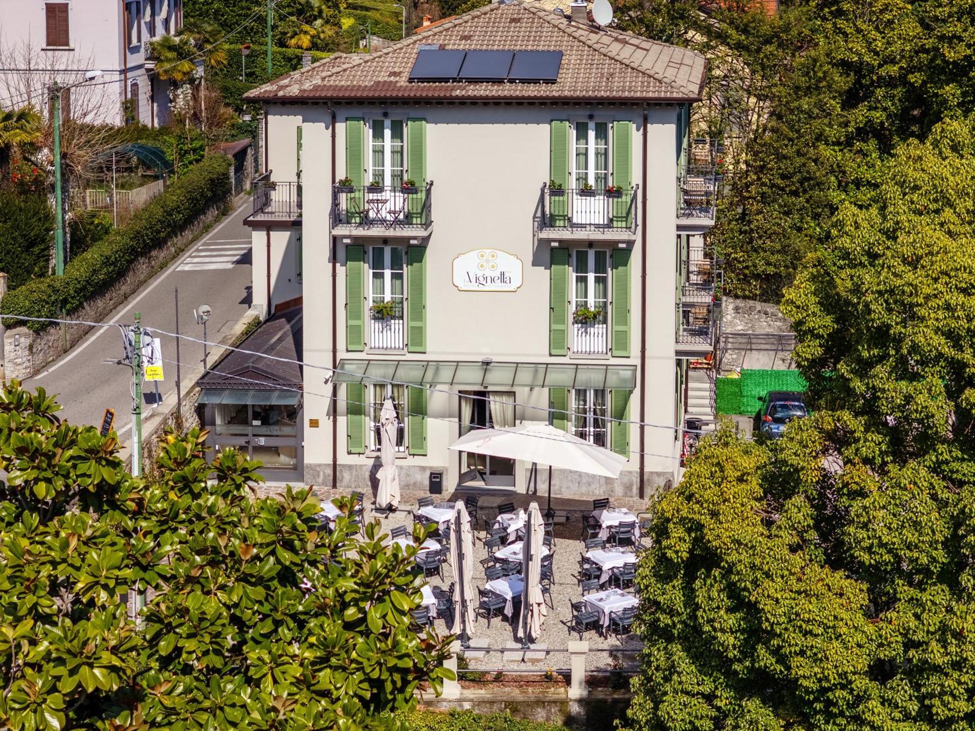 Hotel Ristorante La Vignetta Cernobbio Exterior foto
